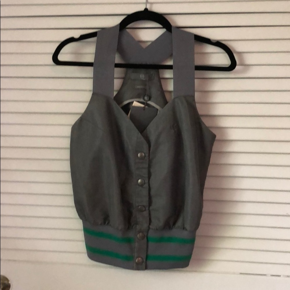 NWT McQ by Alexander McQueen vest top built-in bra